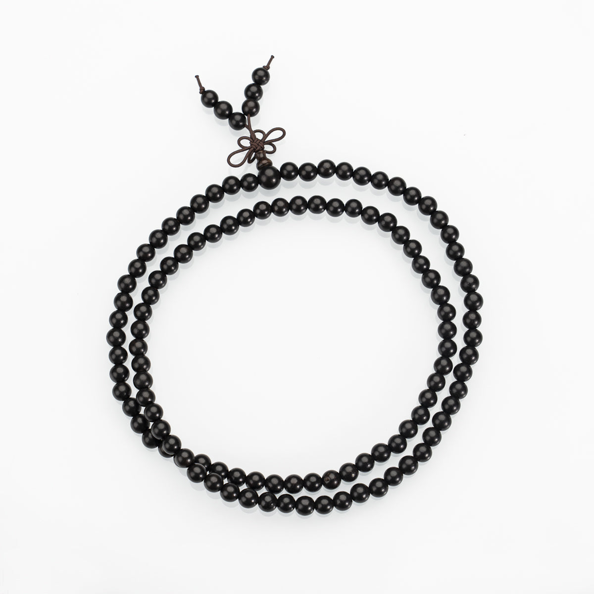 Zitan Rosewood 108 Bead Mala: Handcrafted Prayer Beads