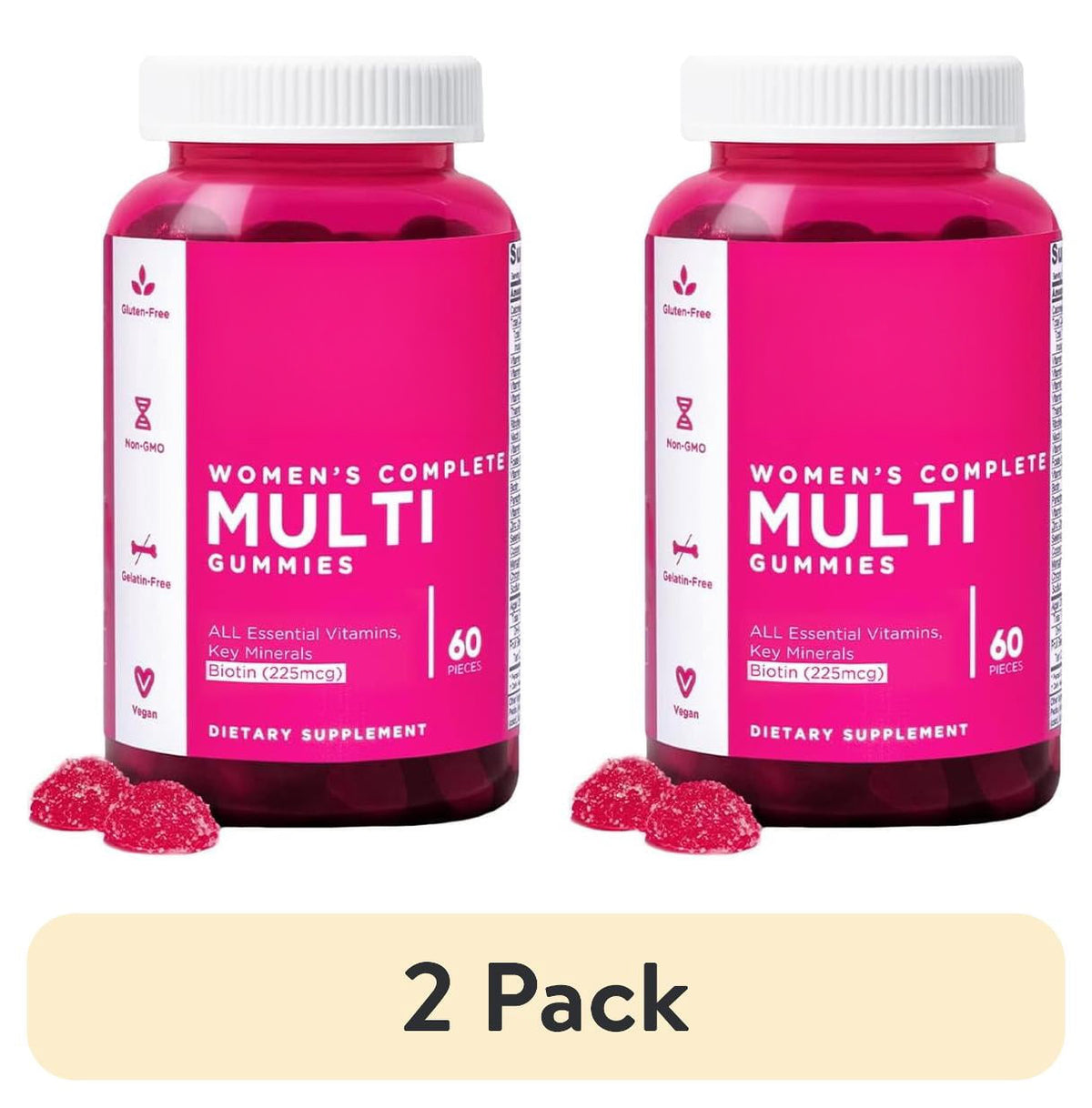 Goli Women's Complete Multivitamin Vegan Gummies, 60 Count