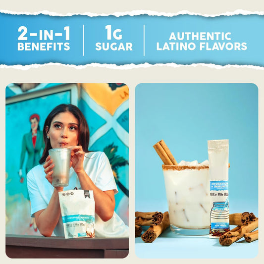 Salud 2-in-1 Hydration + Immunity Drink Mix, Horchata