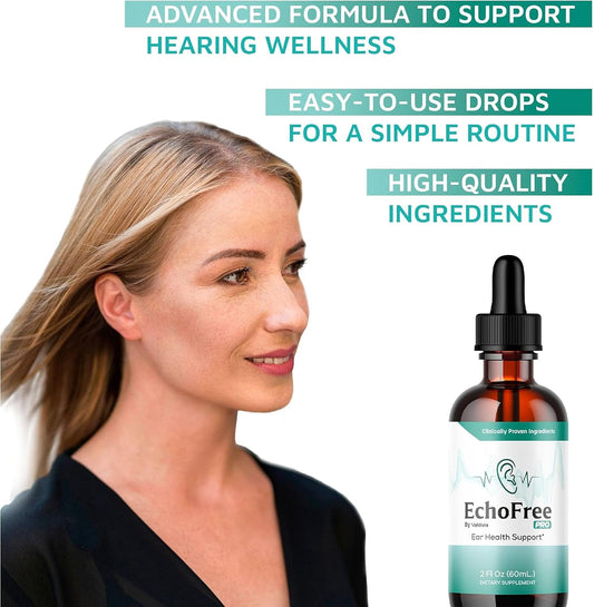 Valdivia Echo Free Drops - EchoFree Ear Support Supplement Liquid Drop - Valdivia Echo Free Drops – Daily Liquid Supplement (2 oz)
