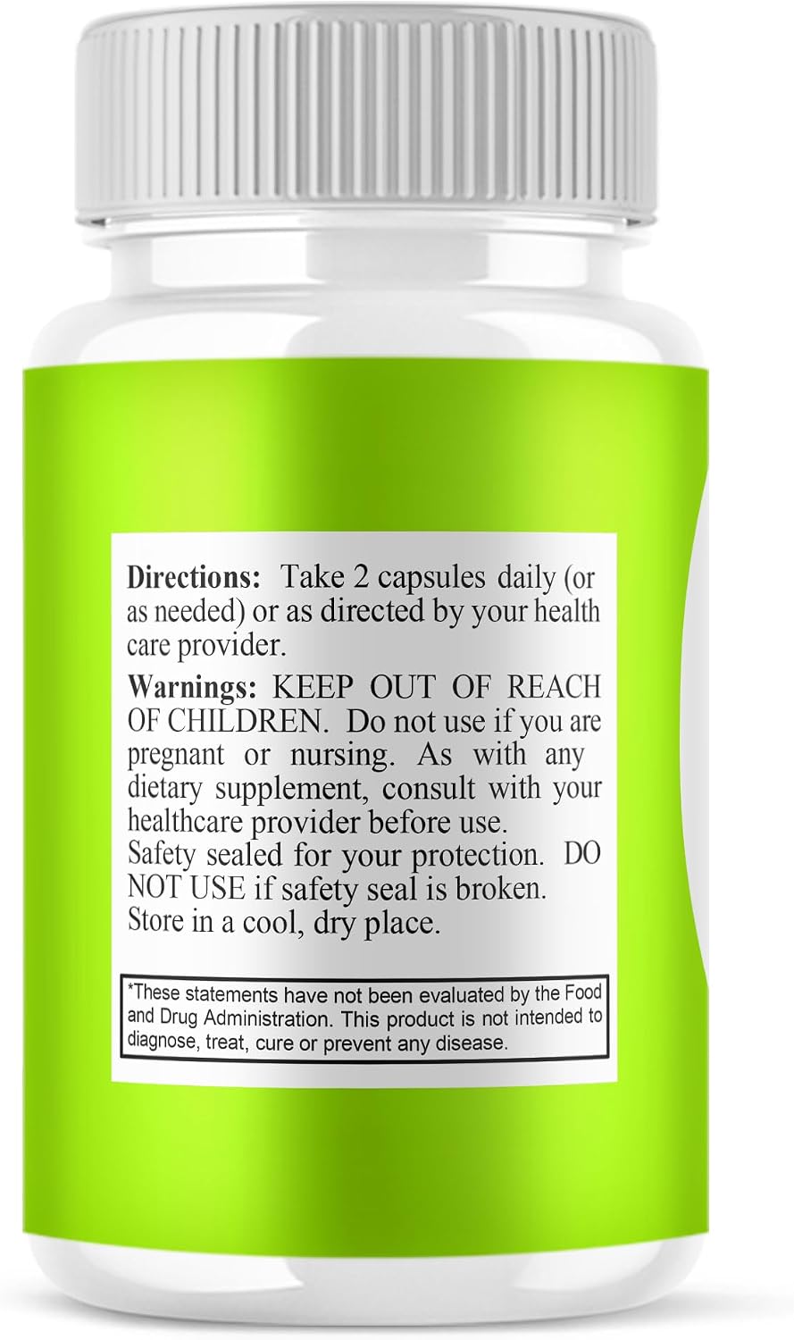 Additional Supplement Facts view of the wellness bottle