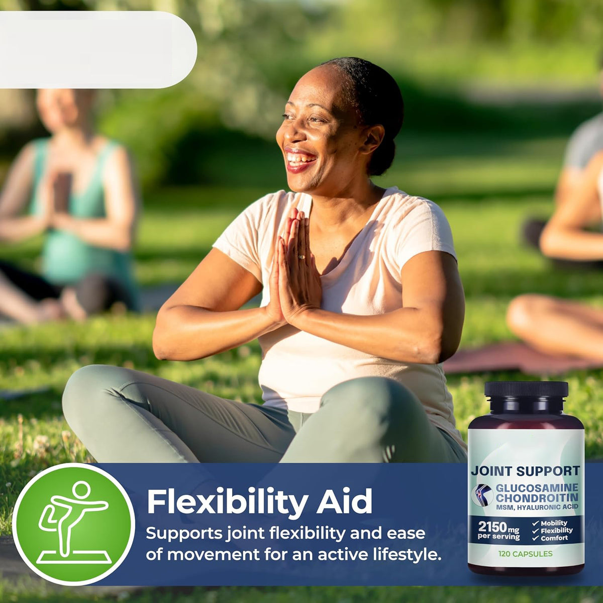 Why Not Natural Glucosamine Chondroitin, MSM, Joint Support Supplements - Knee Pain Joints Health Suppplement