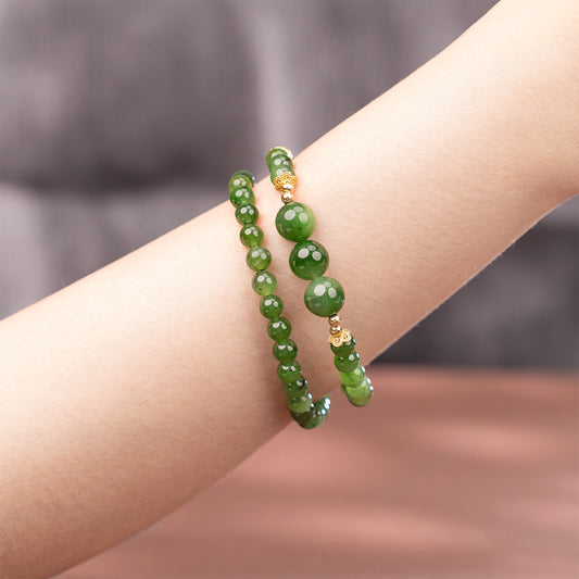 The Evergreen Path Centered and Clear Jade for encourage prosperity