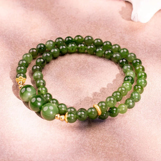 The Evergreen Path: A Jade Bracelet for Calm Ambition and Everyday Prosperity