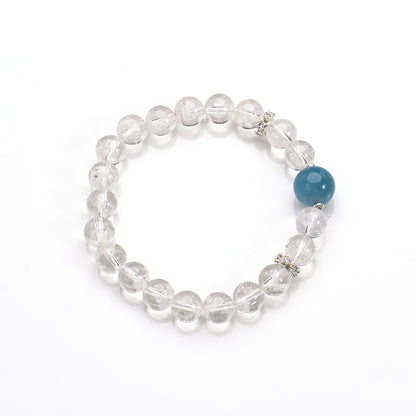 Centered and Clear A Crystal Bracelet Crystal that supports meditation