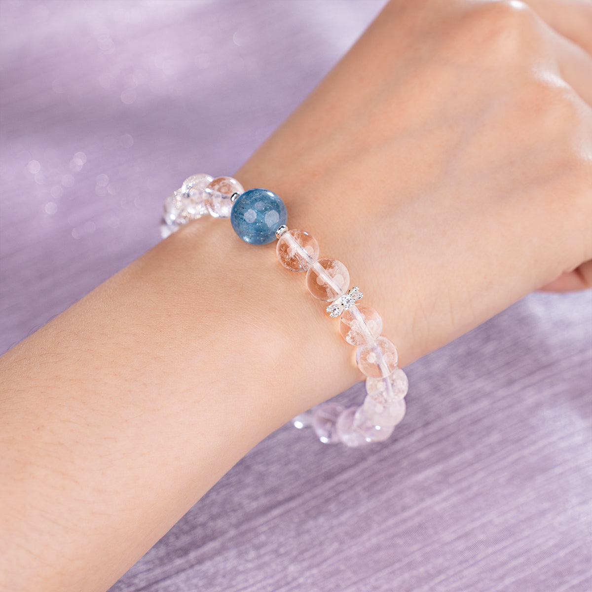 Centered and Clear A Crystal Bracelet Crystal that supports meditation