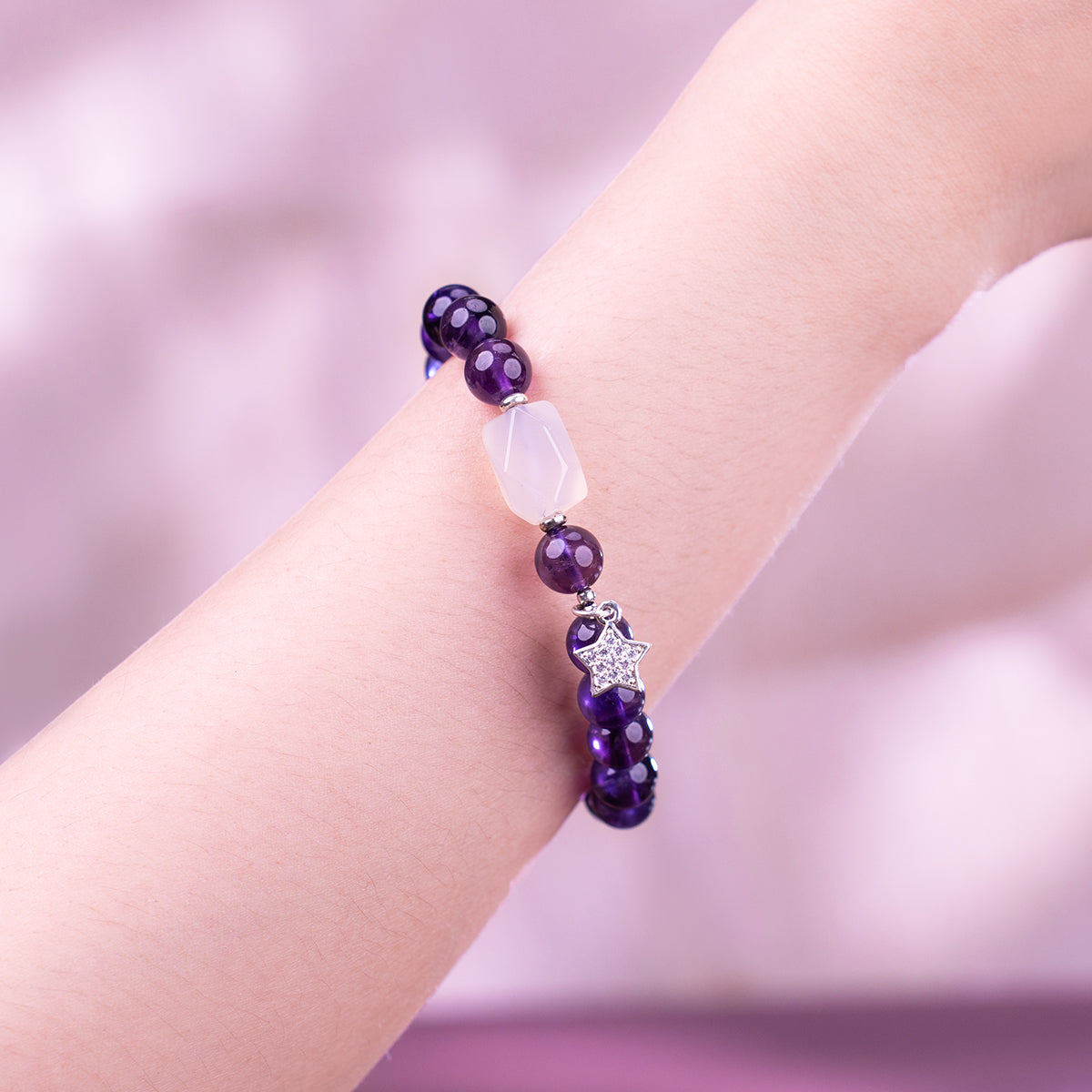 Mindful Balance wrist talisman Crystal for attract luck