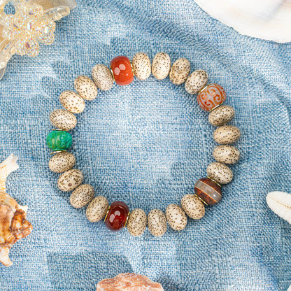 Agate Bracelet Quiet Shield Agate for bring protection