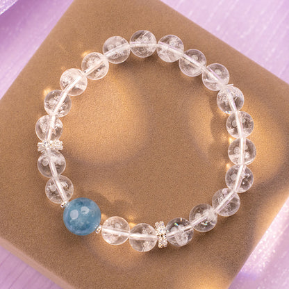 Centered and Clear A Crystal Bracelet Crystal that supports meditation