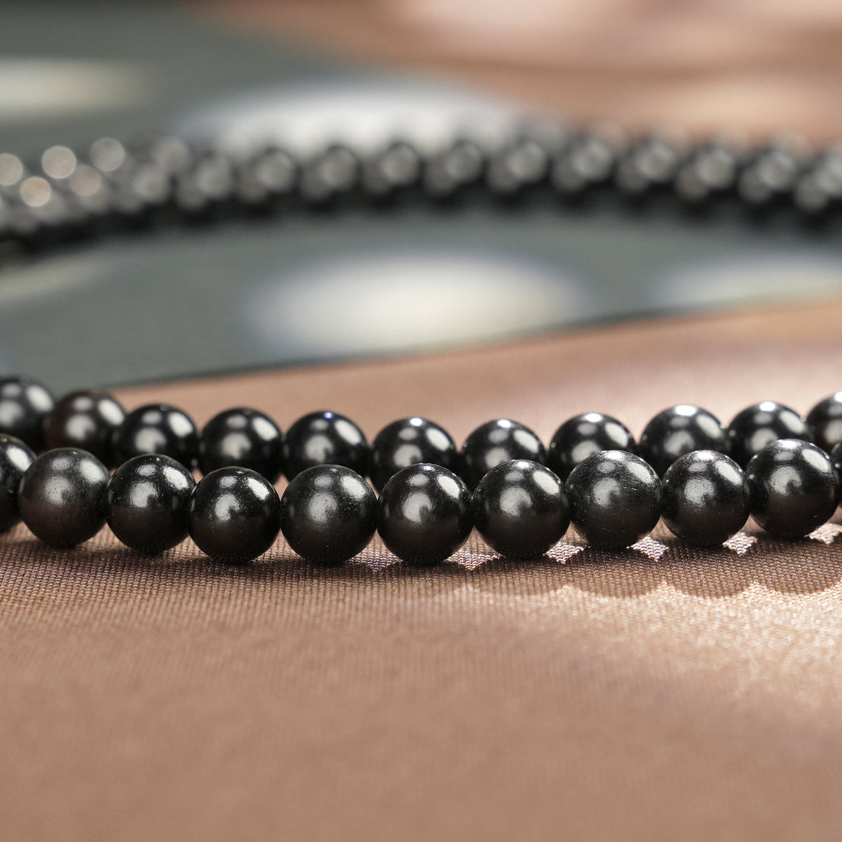 Zitan Rosewood 108 Bead Mala: Handcrafted Prayer Beads