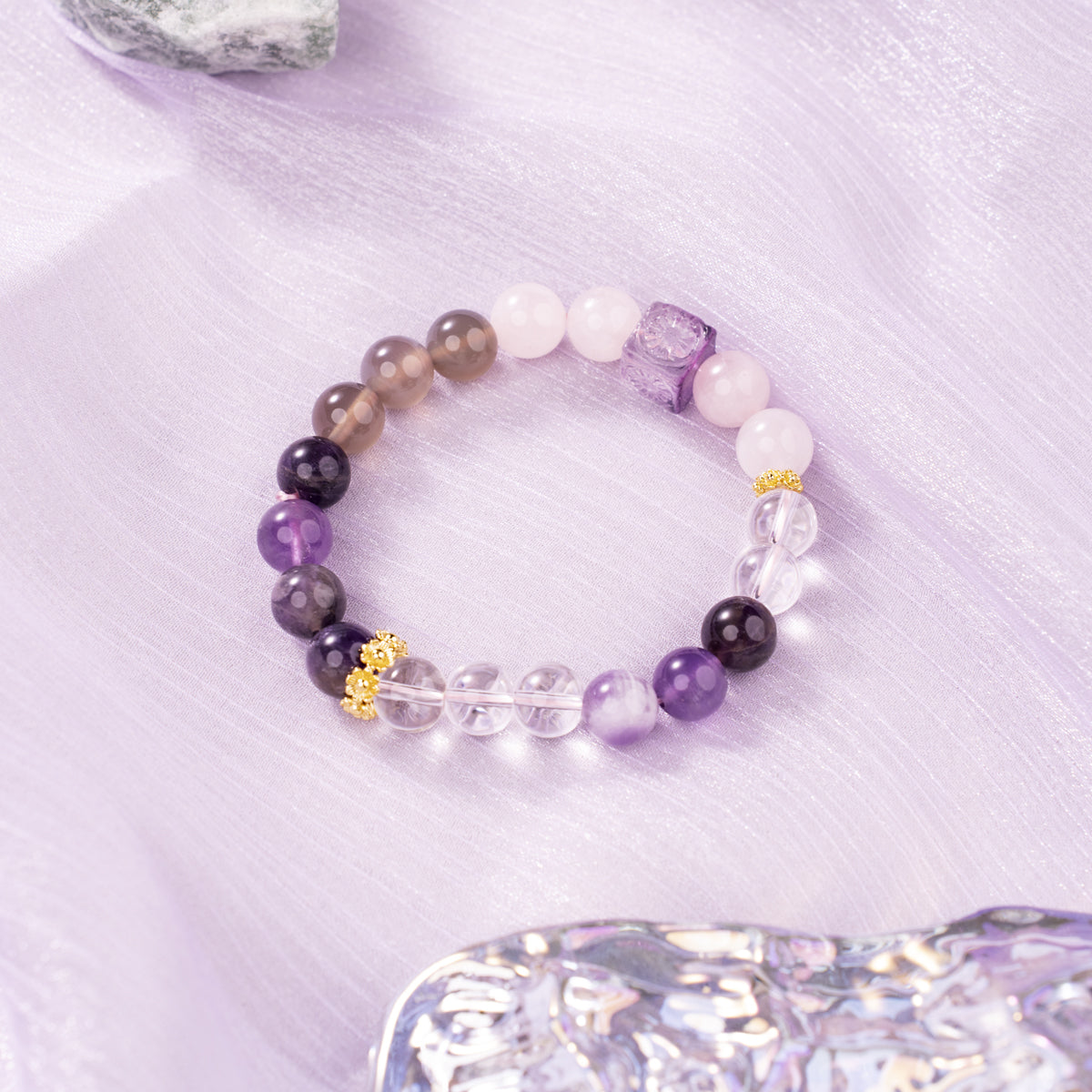 Focused Flow A Crystal Bracelet Crystal for attract luck