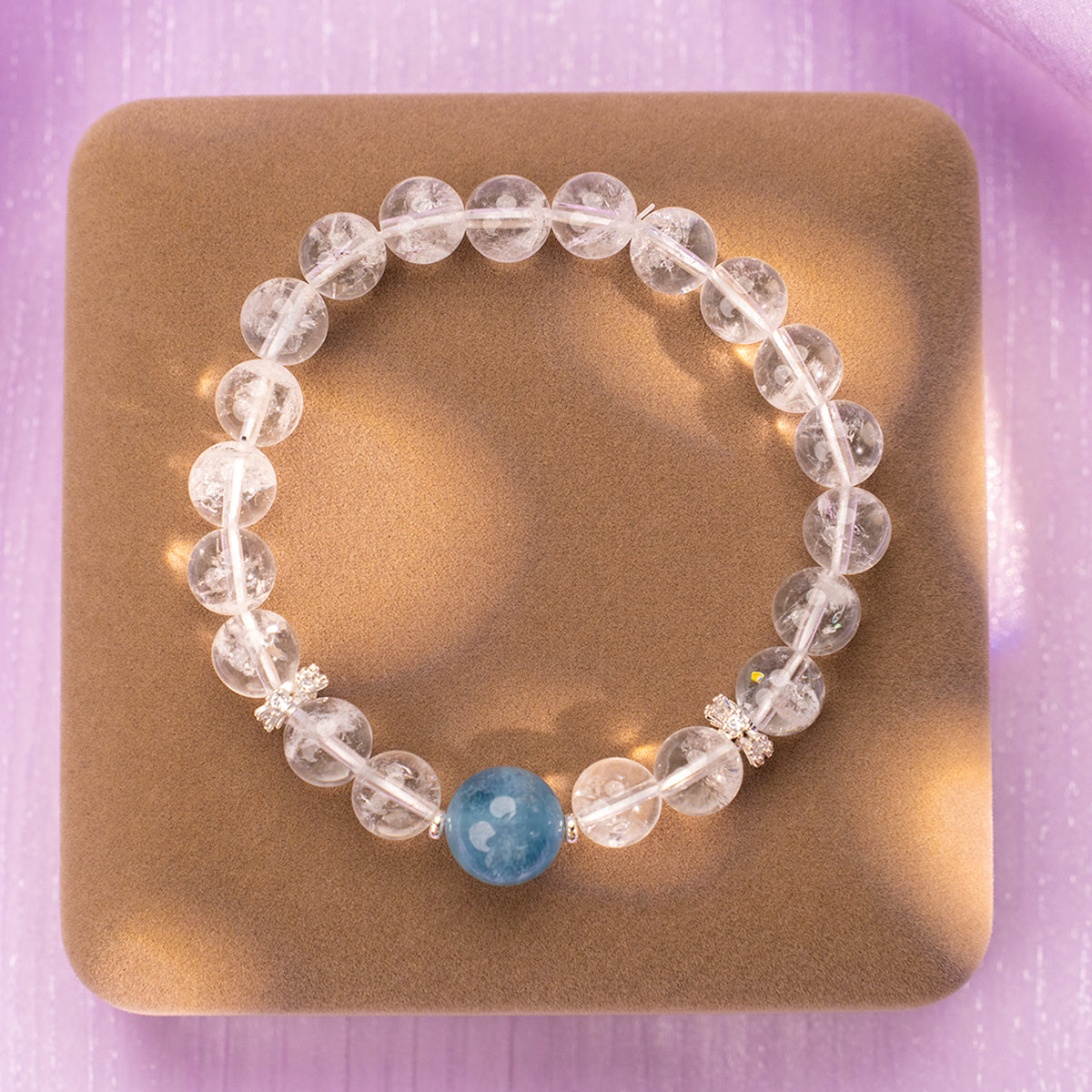 Centered and Clear A Crystal Bracelet Crystal that supports meditation