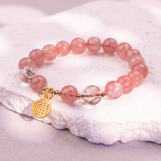 A Crystal Bracelet: Crystal to for daily grounding and mindful focus