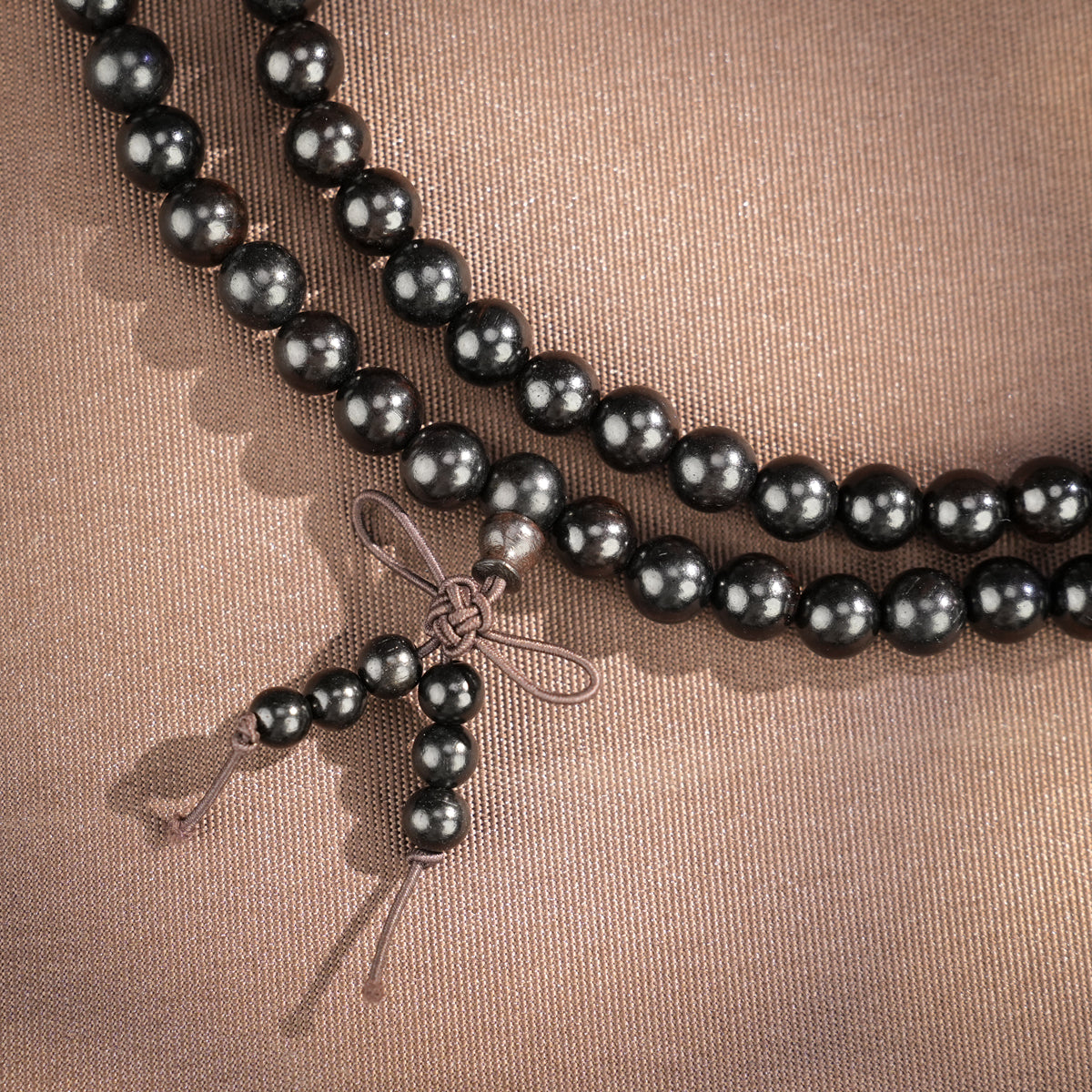 Zitan Rosewood 108 Bead Mala: Handcrafted Prayer Beads