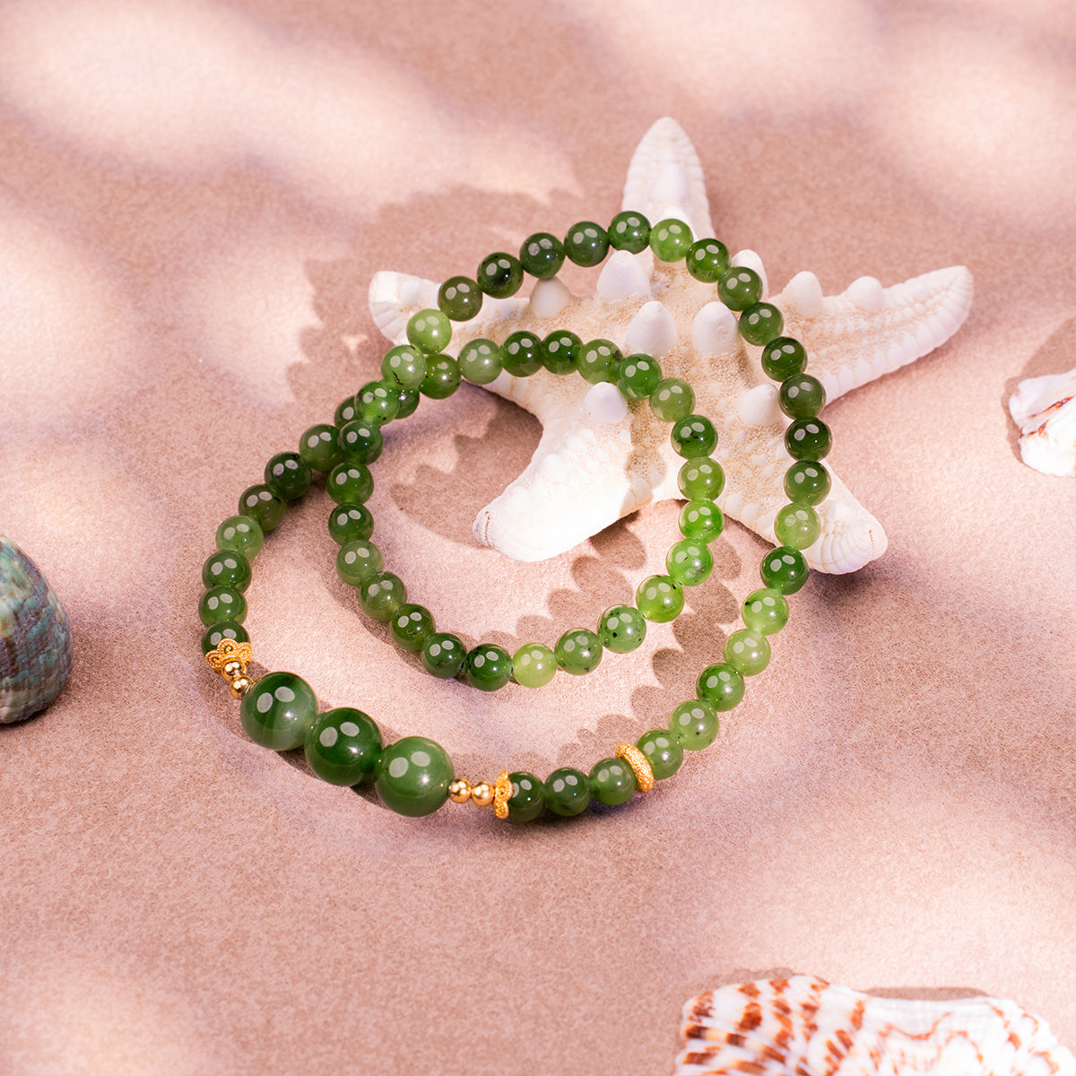 The Evergreen Path Centered and Clear Jade for encourage prosperity