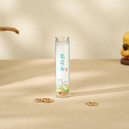 Jasmine Fragrance No-Binder Mini Coils - Handcrafted Aroma for Relaxation