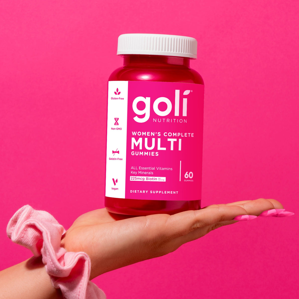 Goli Women's Complete Multivitamin Vegan Gummies, 60 Count