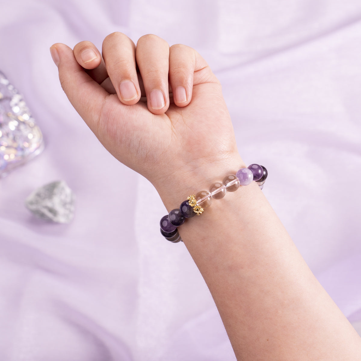 Focused Flow A Crystal Bracelet Crystal for attract luck