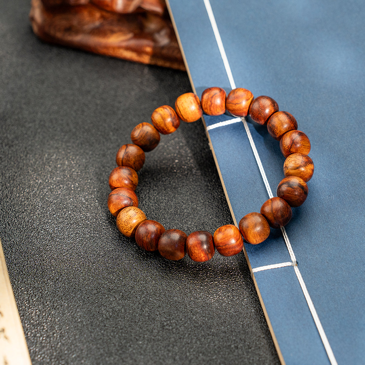 Calm Compass A Rosewood Bracelet Rosewood for daily grounding and mindful focus