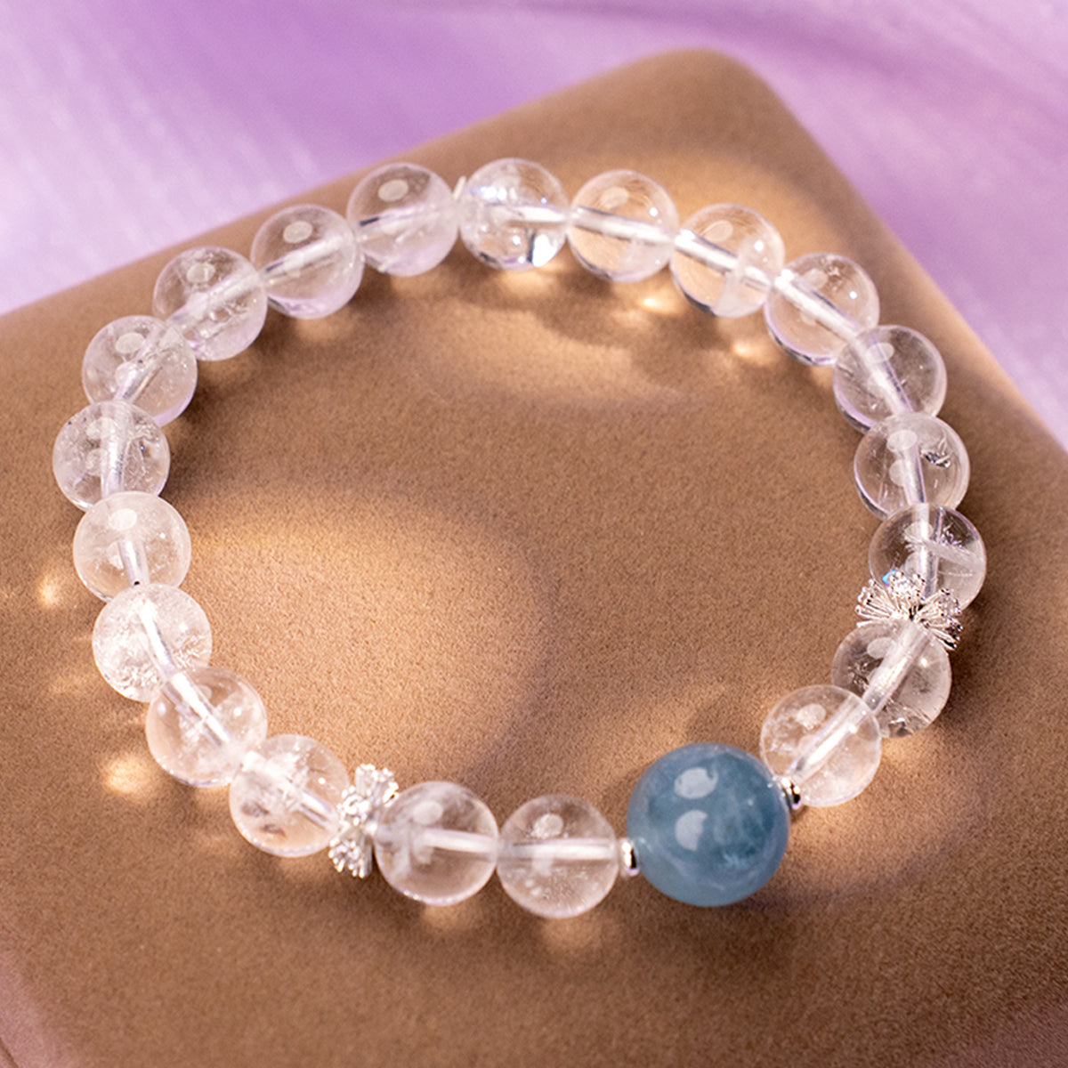 Centered and Clear A Crystal Bracelet Crystal that supports meditation