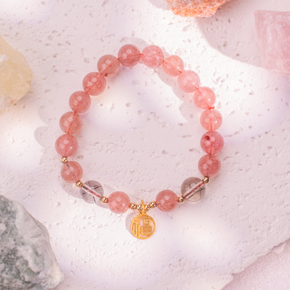 A Crystal Bracelet: Crystal to for daily grounding and mindful focus