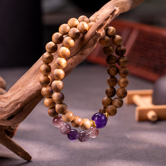 Centered and Clear Agarwood Crystal for invite calm