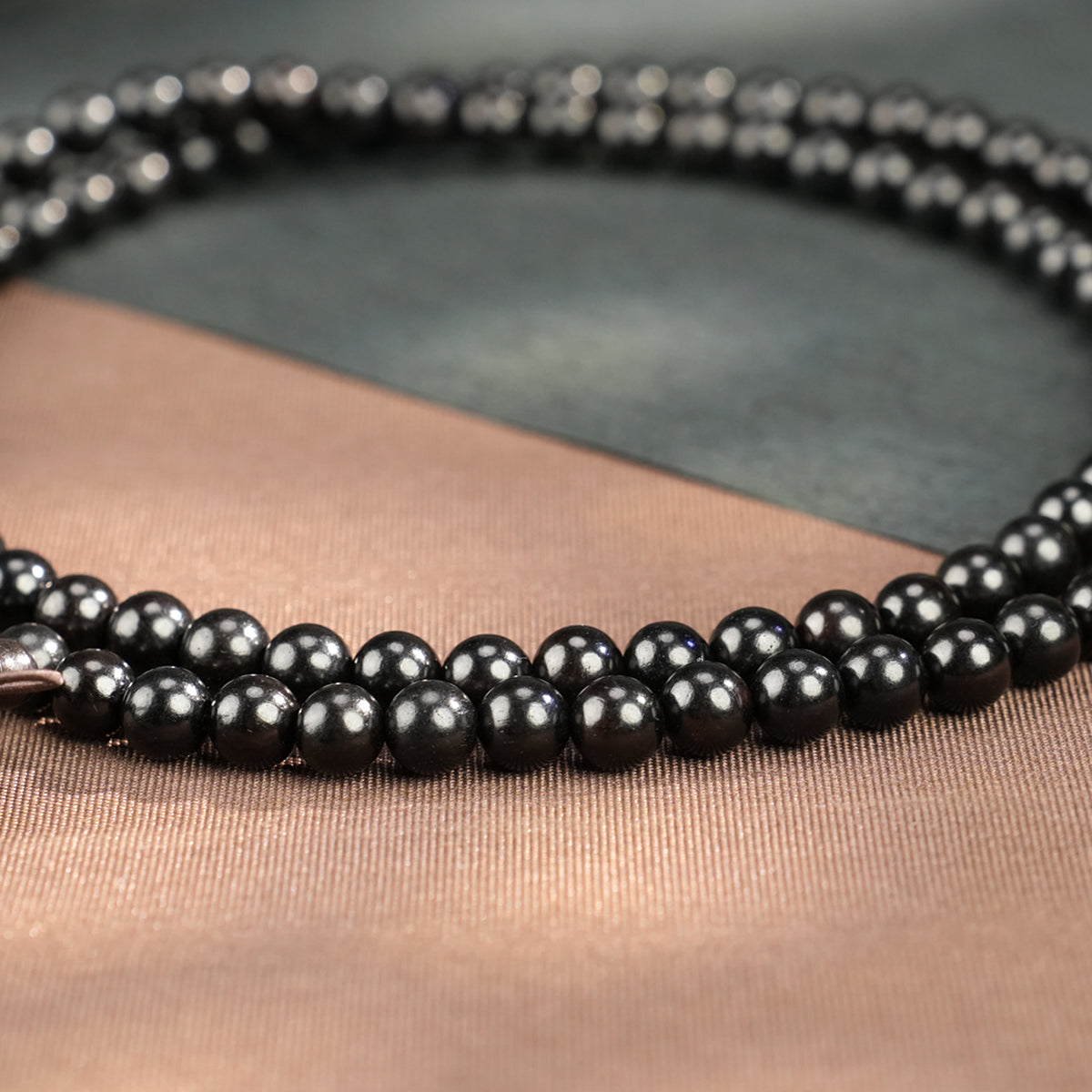 Zitan Rosewood 108 Bead Mala: Handcrafted Prayer Beads