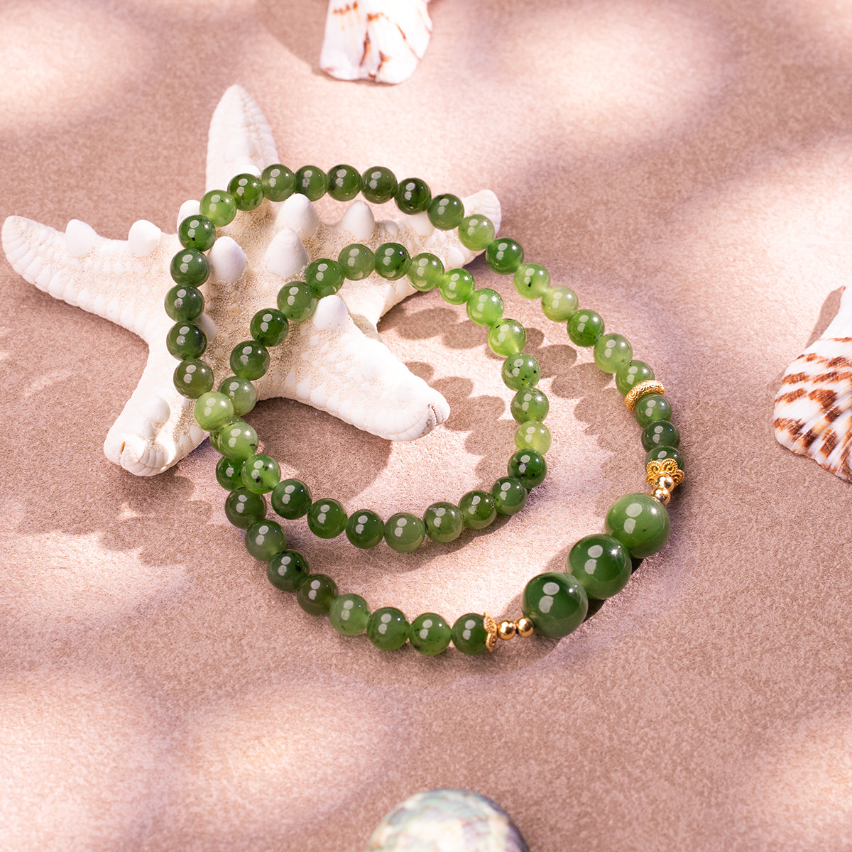 The Evergreen Path Centered and Clear Jade for encourage prosperity