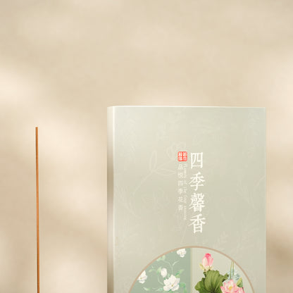 Four seasons Handmade Incense Gift Set – 4 Fragrances Natural Incense Sticks Set