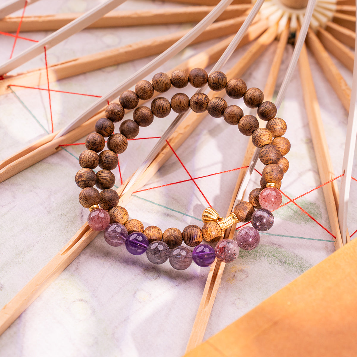 Focused Flow by Agarwood Whisper Agarwood Crystal that supports meditation