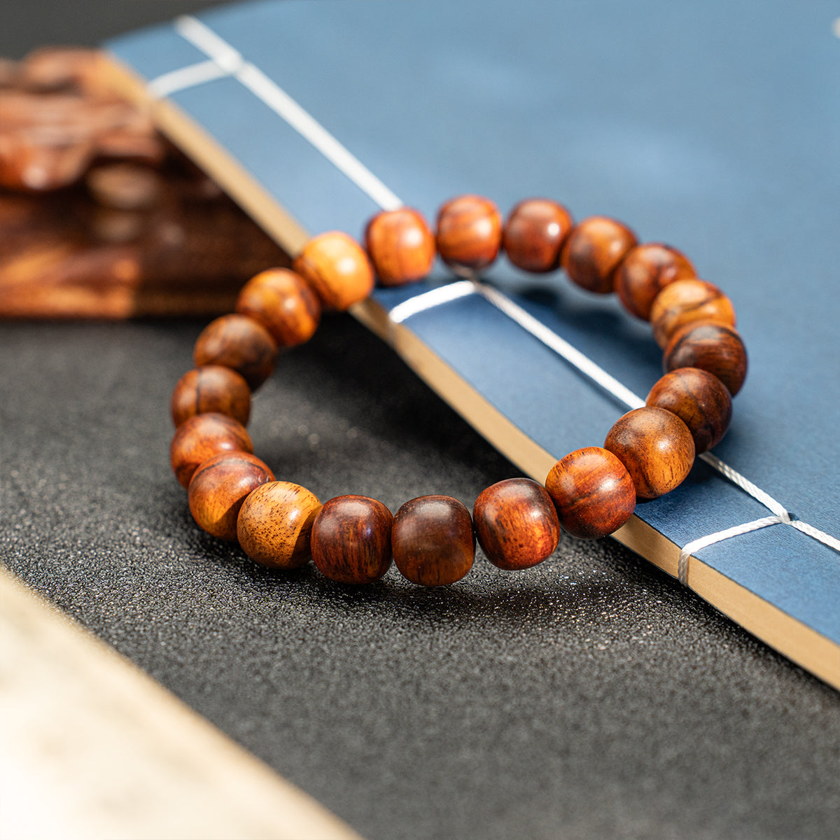 Calm Compass A Rosewood Bracelet Rosewood for daily grounding and mindful focus