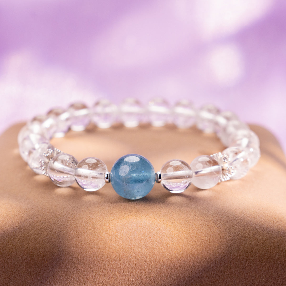 Centered and Clear A Crystal Bracelet Crystal that supports meditation
