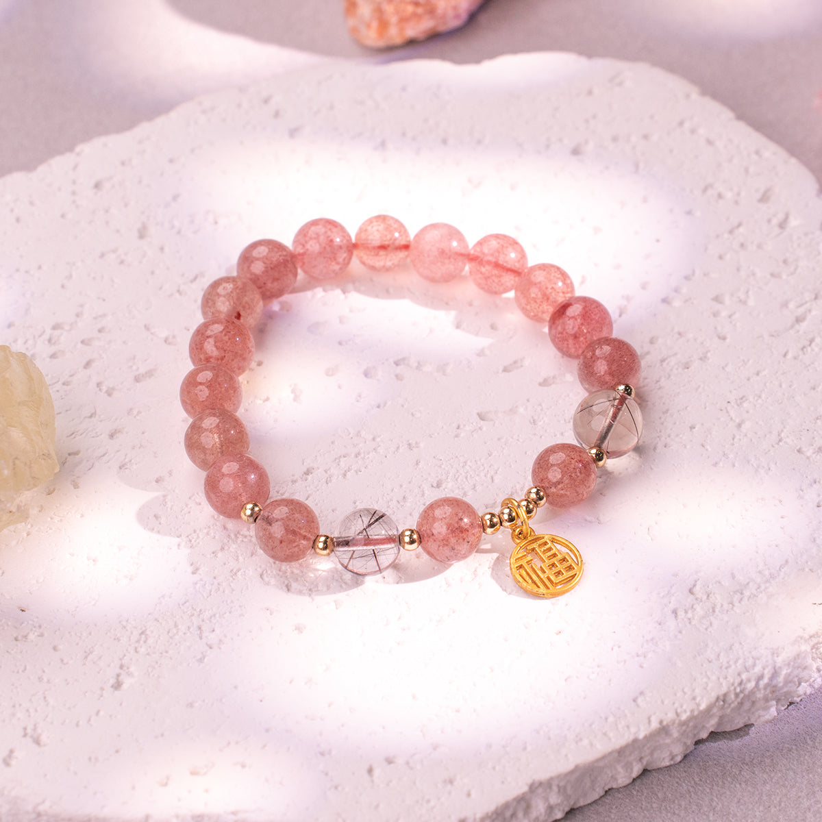 A Crystal Bracelet: Crystal to for daily grounding and mindful focus