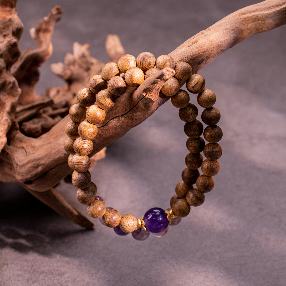 Centered and Clear Agarwood Crystal for invite calm