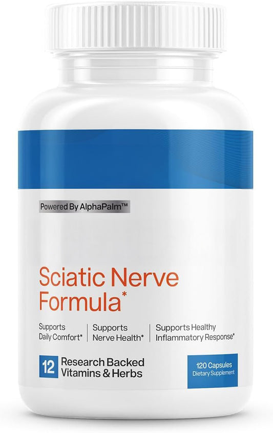 SciatiEase Sciatic Nerve Health Support Supplement, 120 Capsules