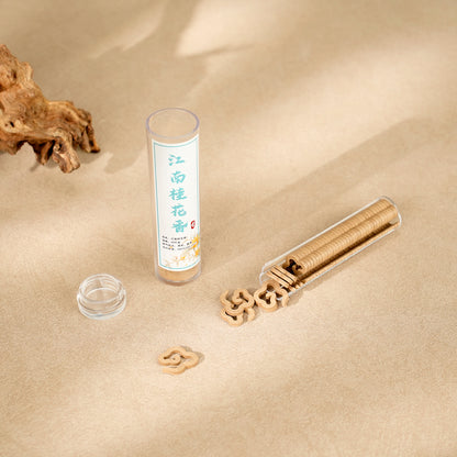 Osmanthus Fragrance No-Binder Mini Coils - Handcrafted Aroma for Relaxation