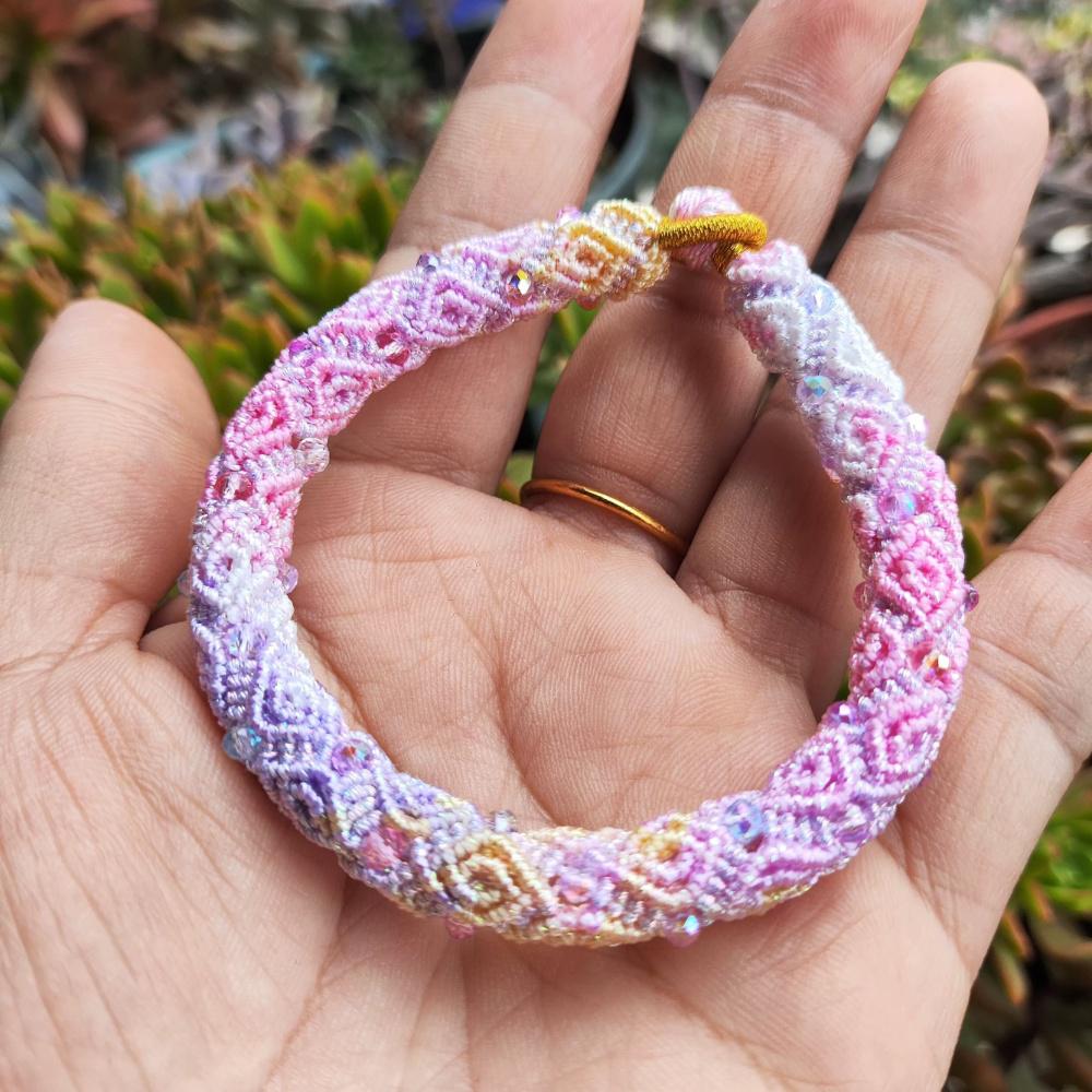 Meander Pattern Bracelet DIY Kit — Make Your Own Woven Bracelet