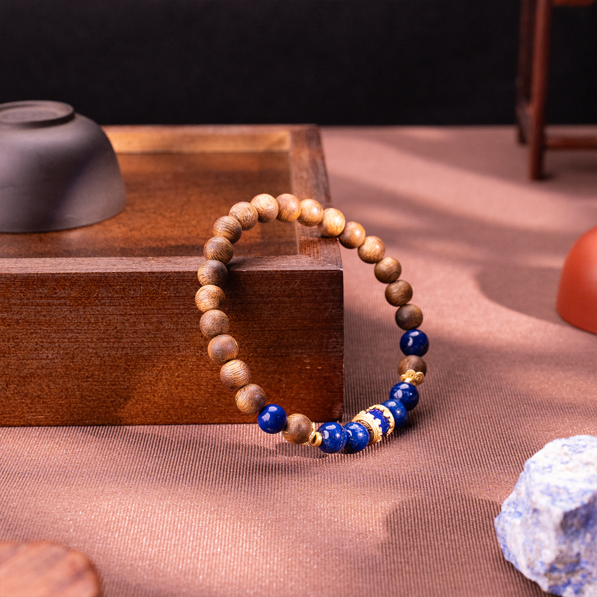 Agarwood Bracelet Restorative Path Agarwood for emotional healing