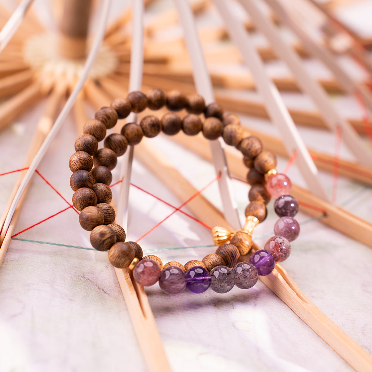 Focused Flow by Agarwood Whisper Agarwood Crystal that supports meditation