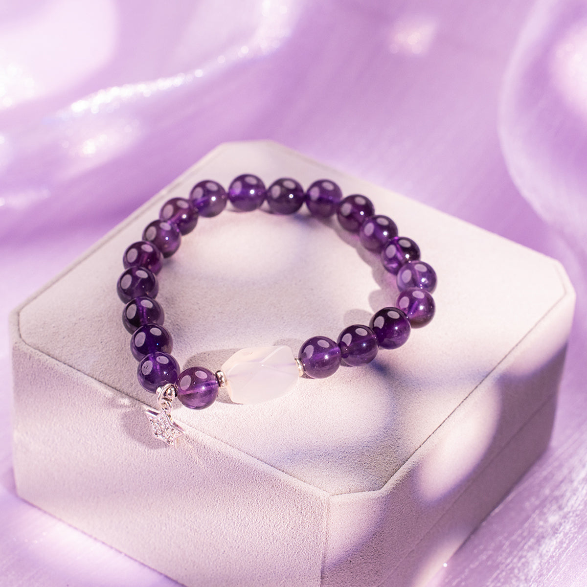 Mindful Balance wrist talisman Crystal for attract luck