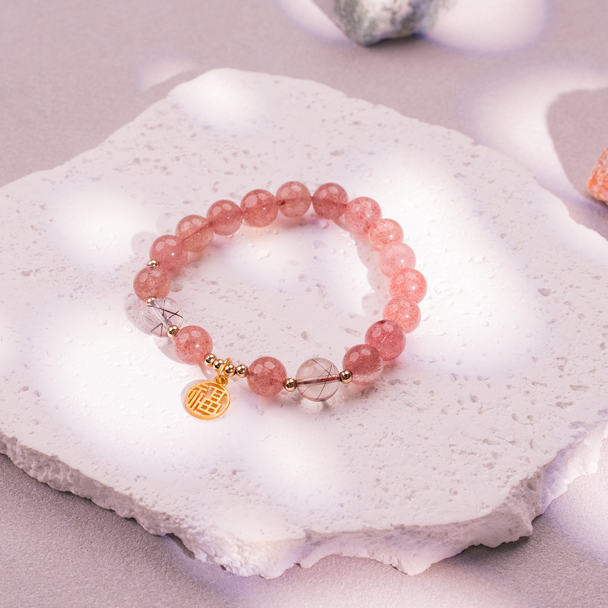 A Crystal Bracelet: Crystal to for daily grounding and mindful focus