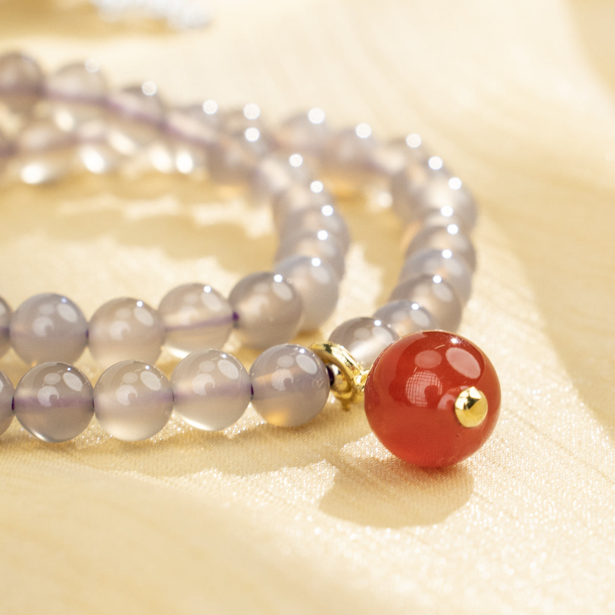 Smoky Agate Double-Wrap Bracelet — Grounded Style & Protective Energy