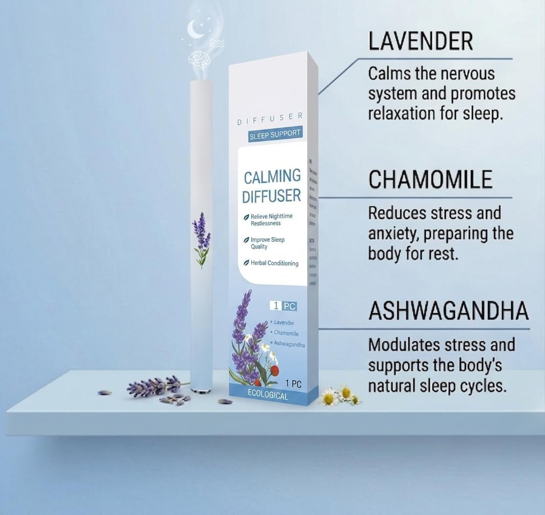Lavender, chamomile and ashwagandha benefit callouts