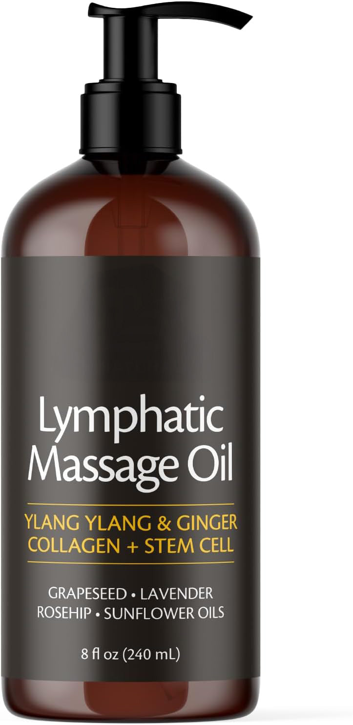 Anti Cellulite Massage Oil for Massage Therapy with Collagen (8 Fl Oz)