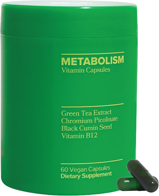 O Positiv Moto Women's Metabolism Support - Energy, Curb Cravings, Healthy Metabolism - Vegan Capsules, 30 Servings