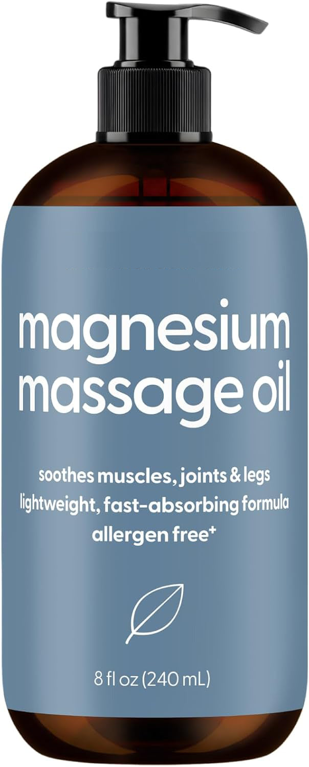 Anti Cellulite Massage Oil for Massage Therapy with Collagen (8 Fl Oz)