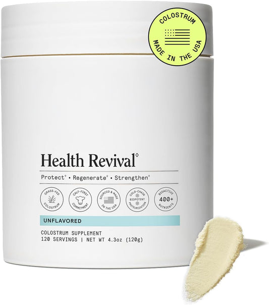 ARMRA Colostrum Powder, Unflavored, 120 Serving Jar