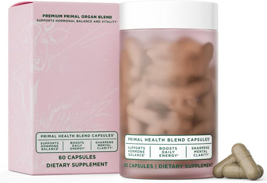 Vital Source Nutrition - BiFi Capsules - Beef Organ Primal Blend - Premium Supplements for Women - Supports Hormone Health, Energy, & Stamina - Daily Vitality - No Artificial Ingredients