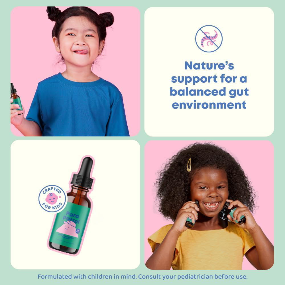 JoySpring ParaPatrol Kids Gut Cleanse Drops, Black Walnut, 30 Servings