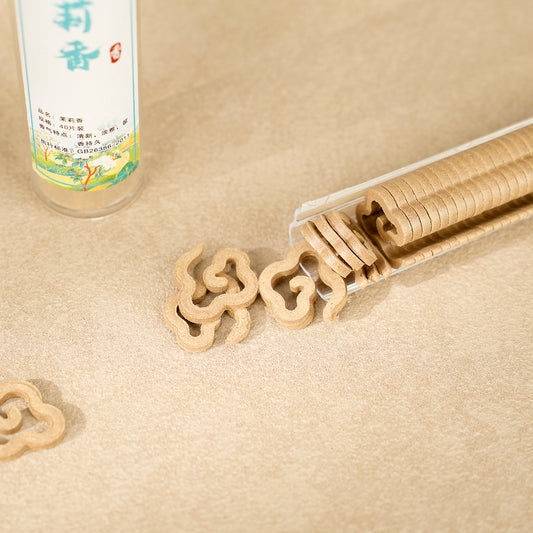 Jasmine Fragrance No-Binder Mini Coils - Handcrafted Aroma for Relaxation